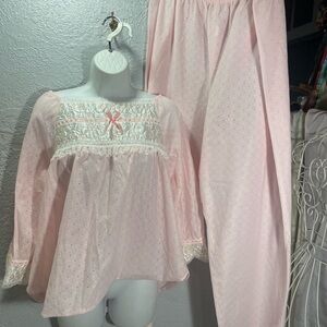 Ashley Taylor Pink Pajama Set